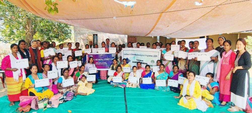 ACID members with trainees during the valedictory programme at Dilowjan, Assam on March 13.